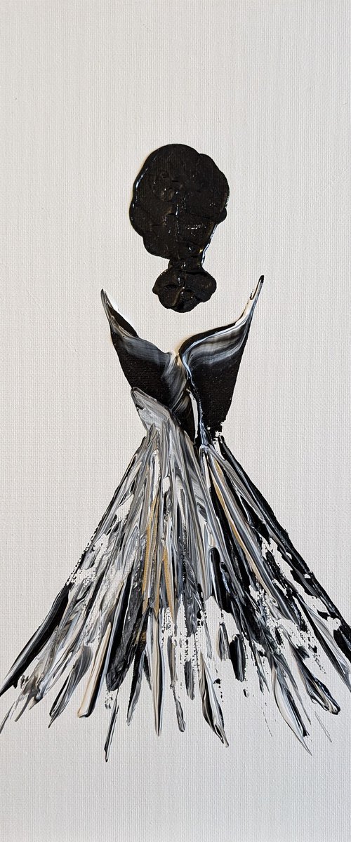 Faith – Original Figurative Abstract Painting by Margaret Lipsey