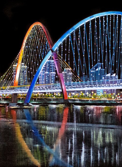 "Night Daejeon. South Korea" by Tetiana Tiplova