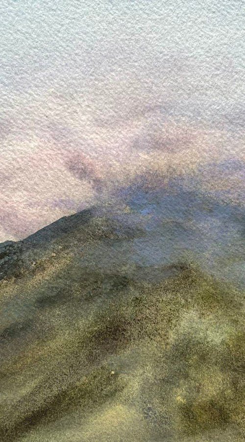Terrific Mountain View From The Hotel Window by Alona Hryn