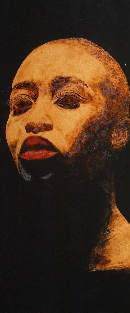 Proud Black Woman by MILIS Pyrography