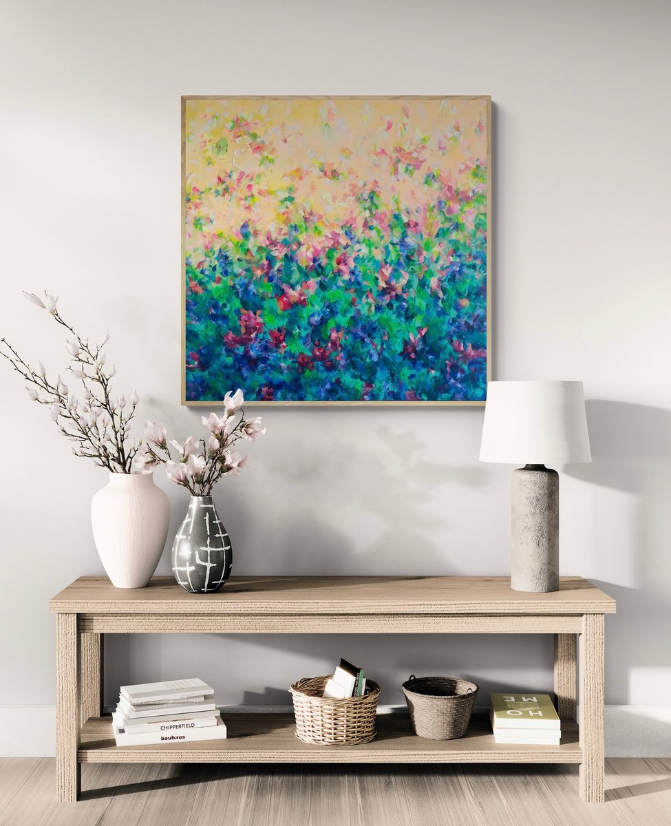 You Light Up My Day By Katherine Spiller, 36 X 36, Artwork For Sale On Artfinder