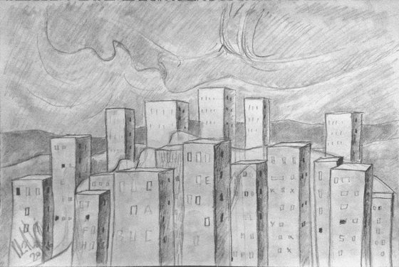 Cityscape sketch 2
