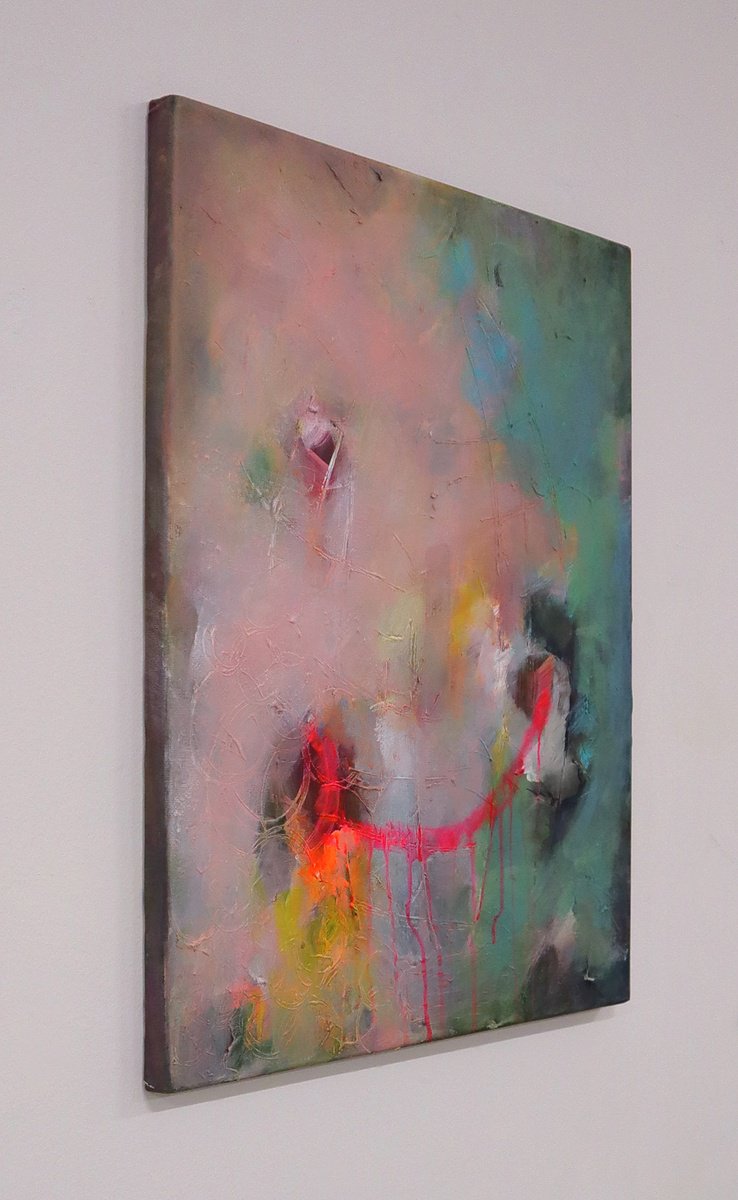 Abstract Acrylic Painting By Szilvia Ipacs 