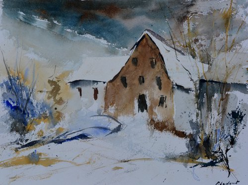 Old farm by Pol Henry Ledent