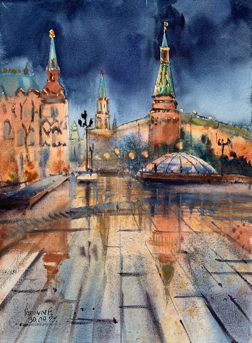 Evening in Moscow by Evgenia Panova