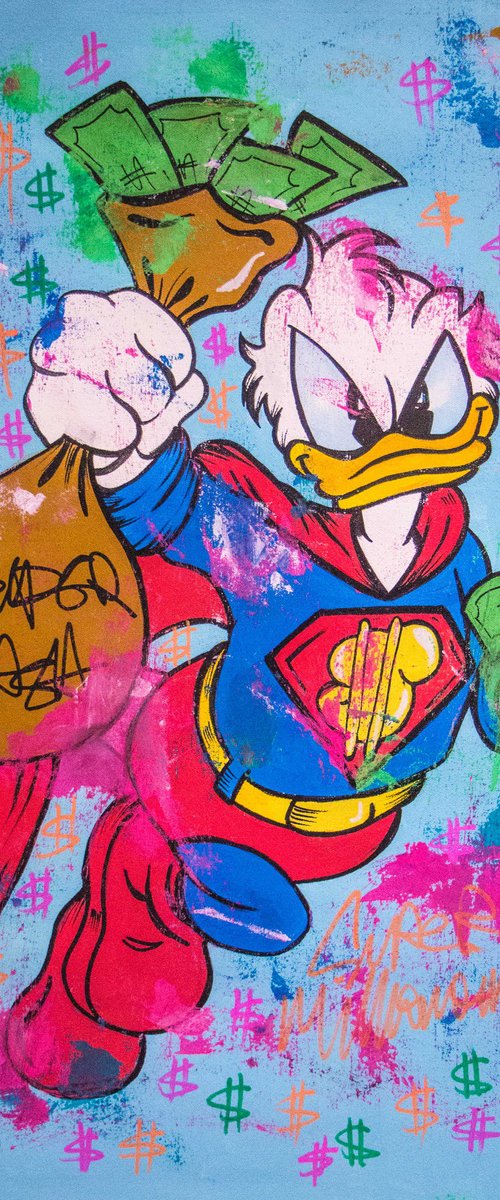 Super Cash ft. Donald Duck by Carlos Pun Art