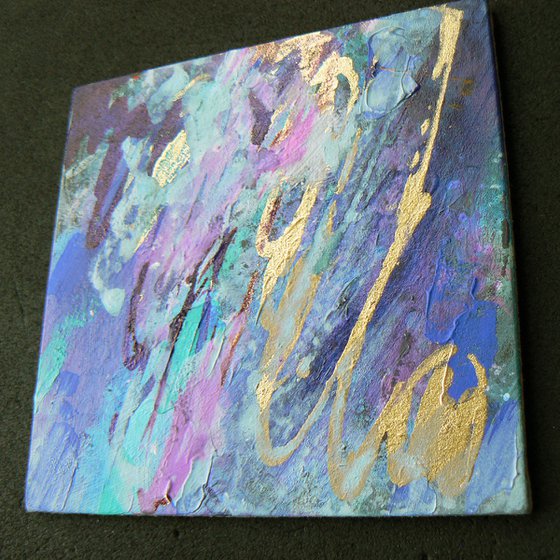 Mini original abstract #281 (original miniature abstract)