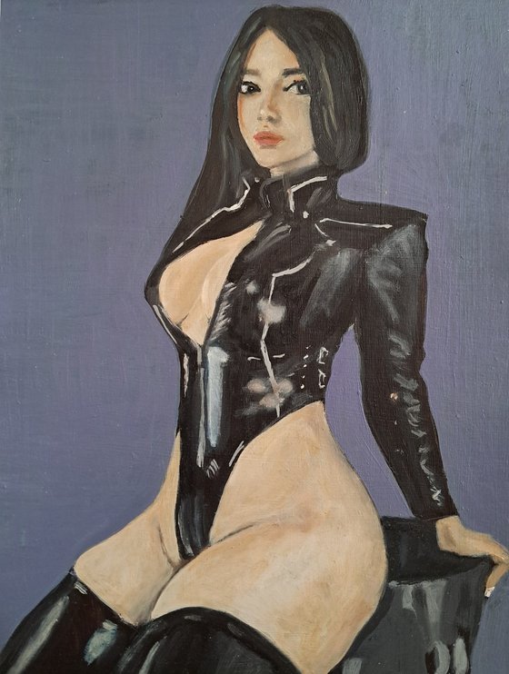 Máscara de latex