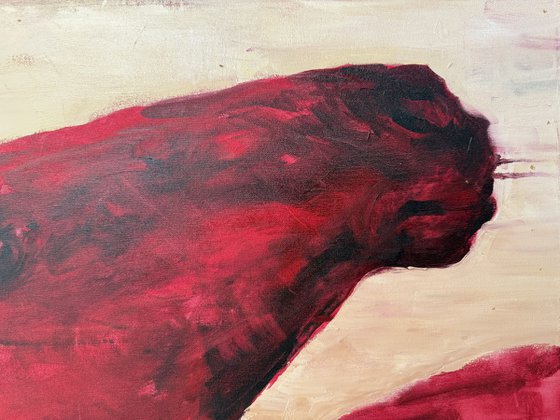 Red horse