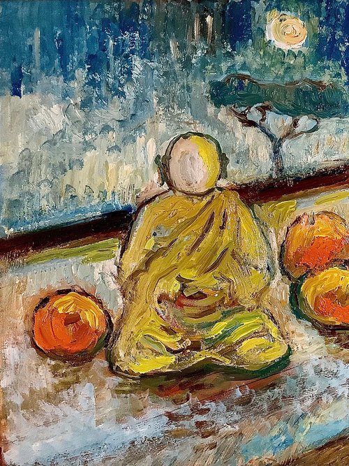 Yellow Buddha by Angus  MacDonald