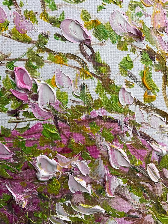 Magnolia in the garden