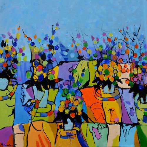 Dancing flowers by Pol Henry Ledent