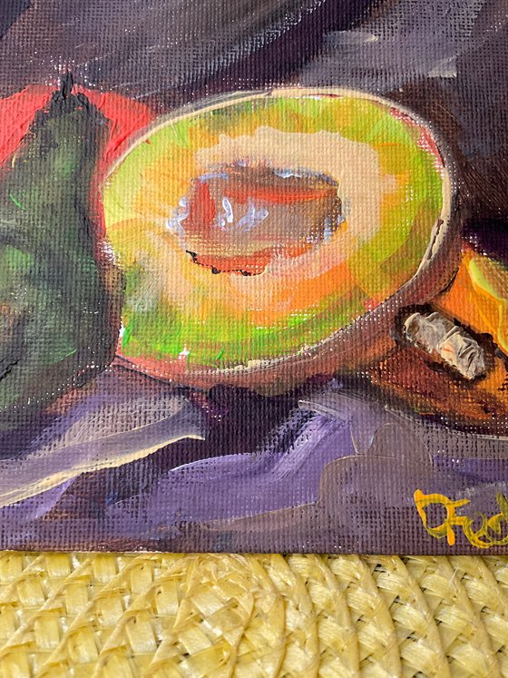 Still life with fruits