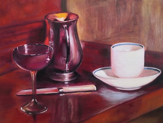 Still life in red colors