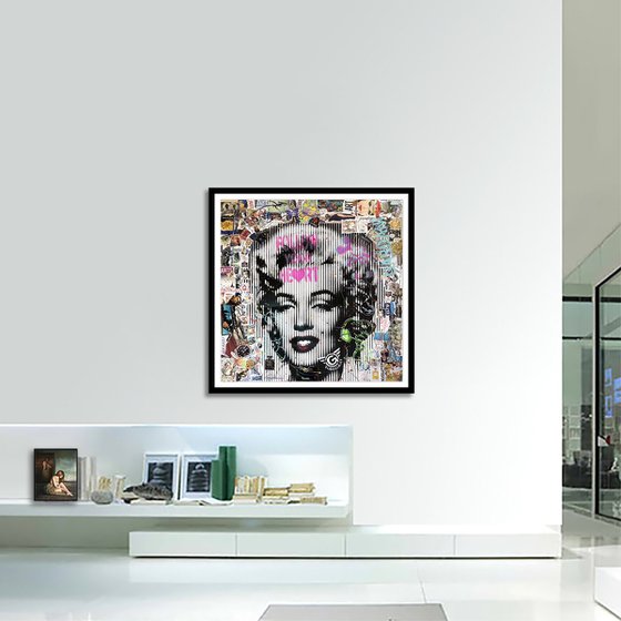 Marilyn Heart - Original on Paper (300 gsm)