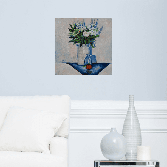 Milky Blue Still Life