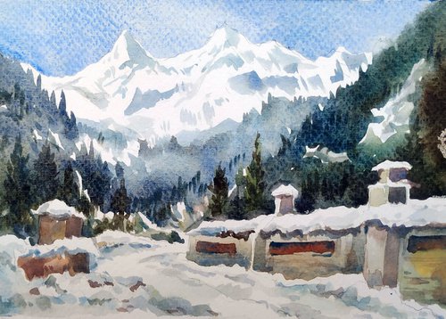 Winter Rural Himalaya by Samiran Sarkar