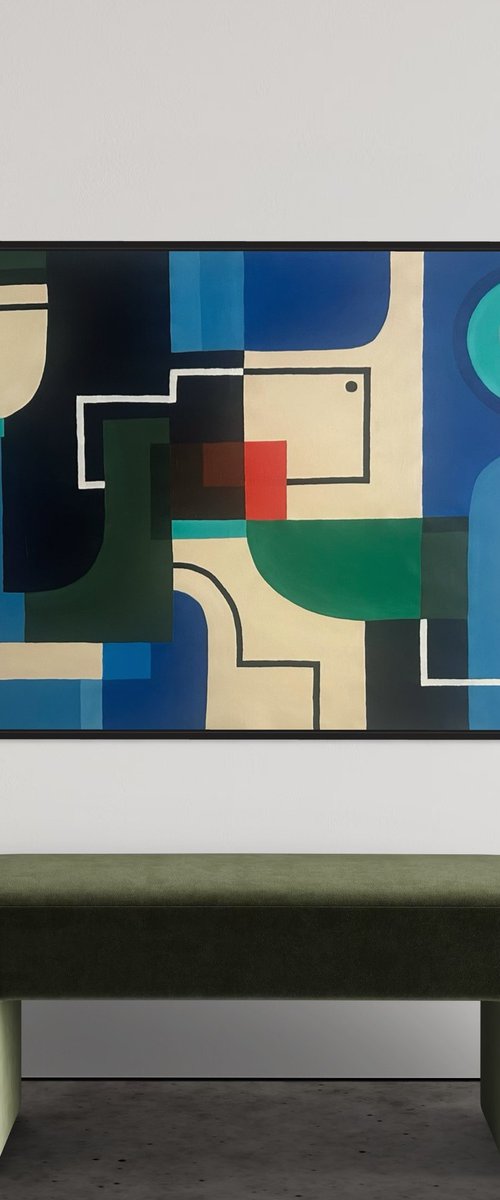 Geometric Dreamscape by Samantha Malone