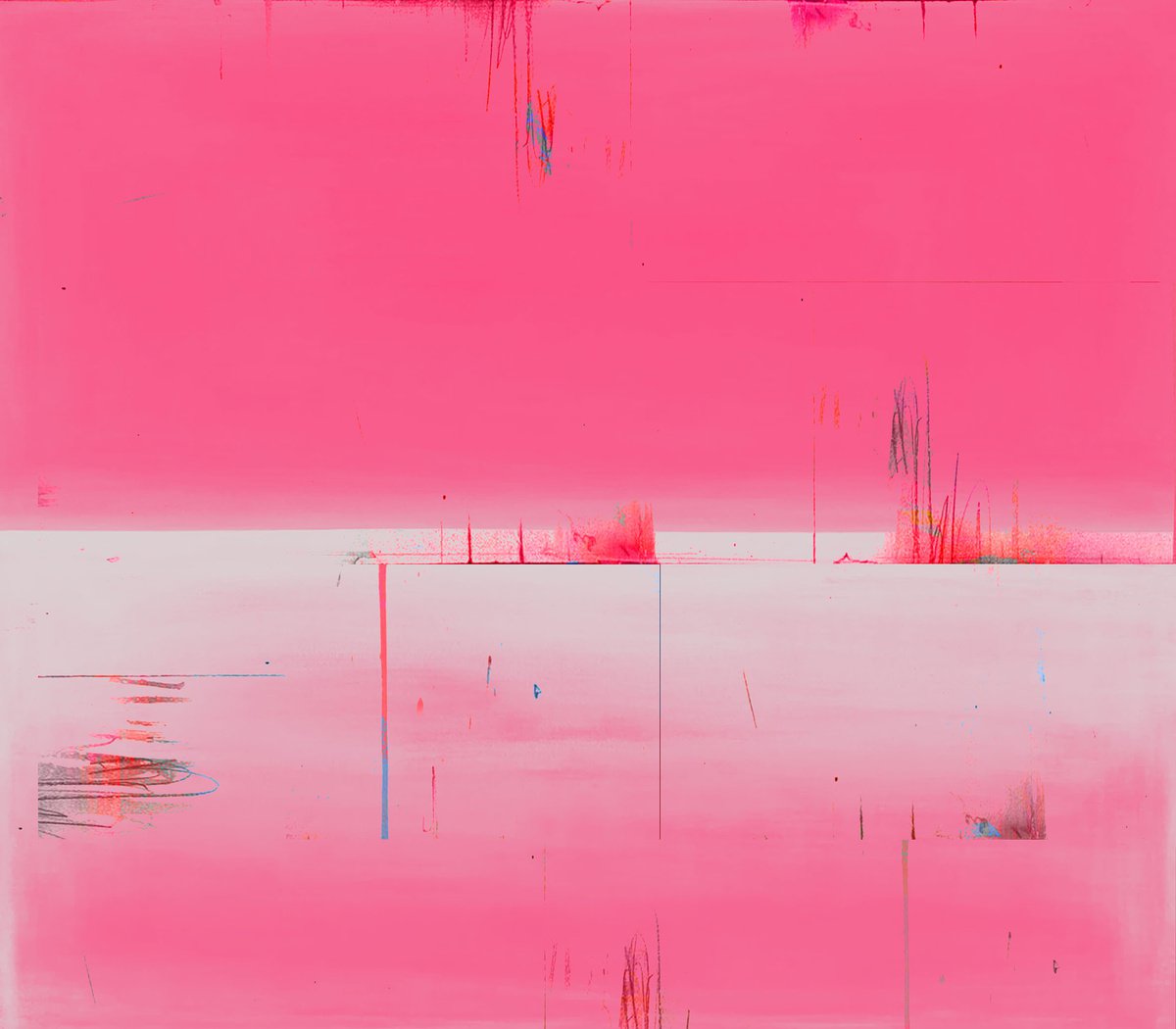 Abstract Print By The Most Active, 17 X 15", Lost Mornings, Original Artwork