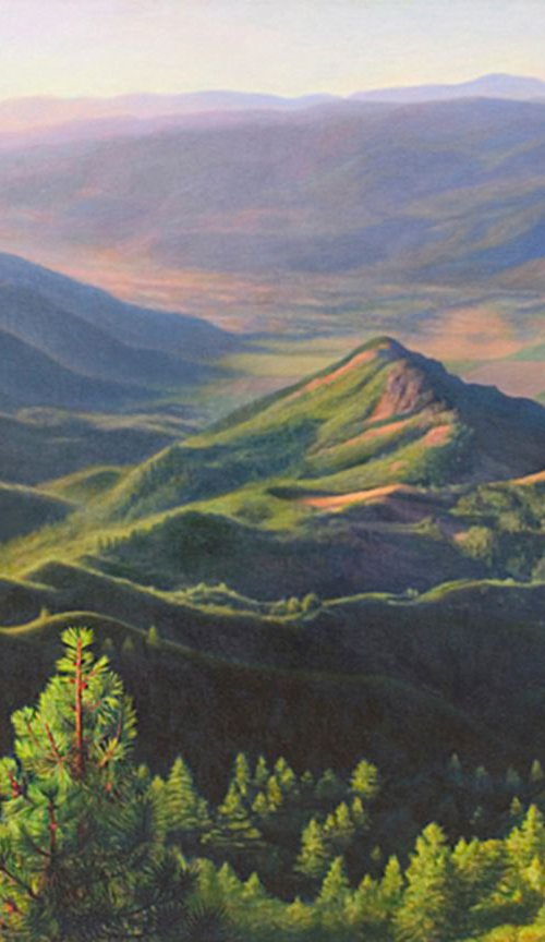 Daybreak over the Napa Valley by Kathy Carney
