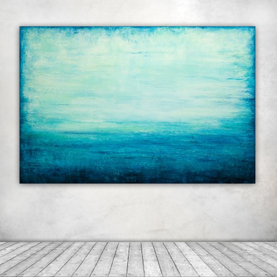 Abstract Turquoise Seascape II