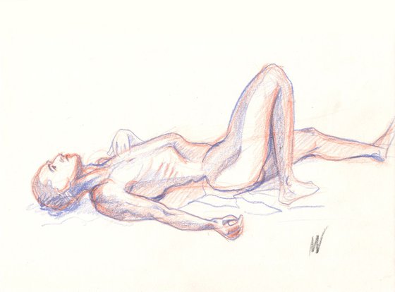 Sketch of Human body. Man.49