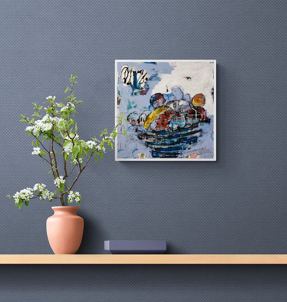 Still life: Bowl and Fruits