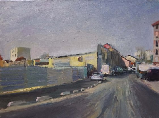 Montreuil Romainville street