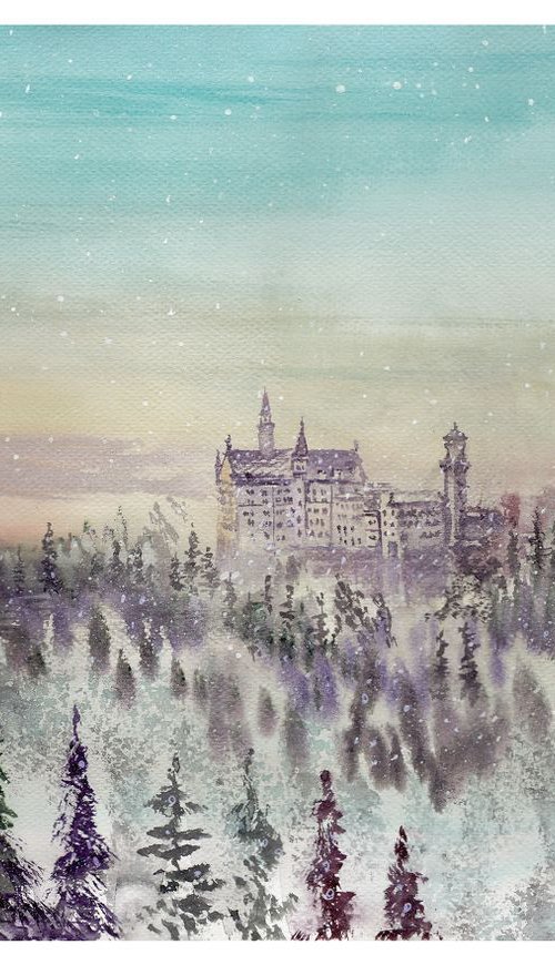 Neuschwanstein Castle v3 by Yulia Schuster