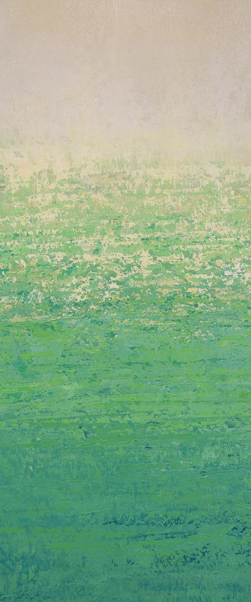 Field of Green - Color Field by Suzanne Vaughan