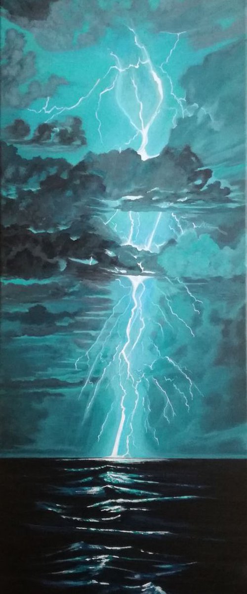 Lightning bolt. by Zoe Adams
