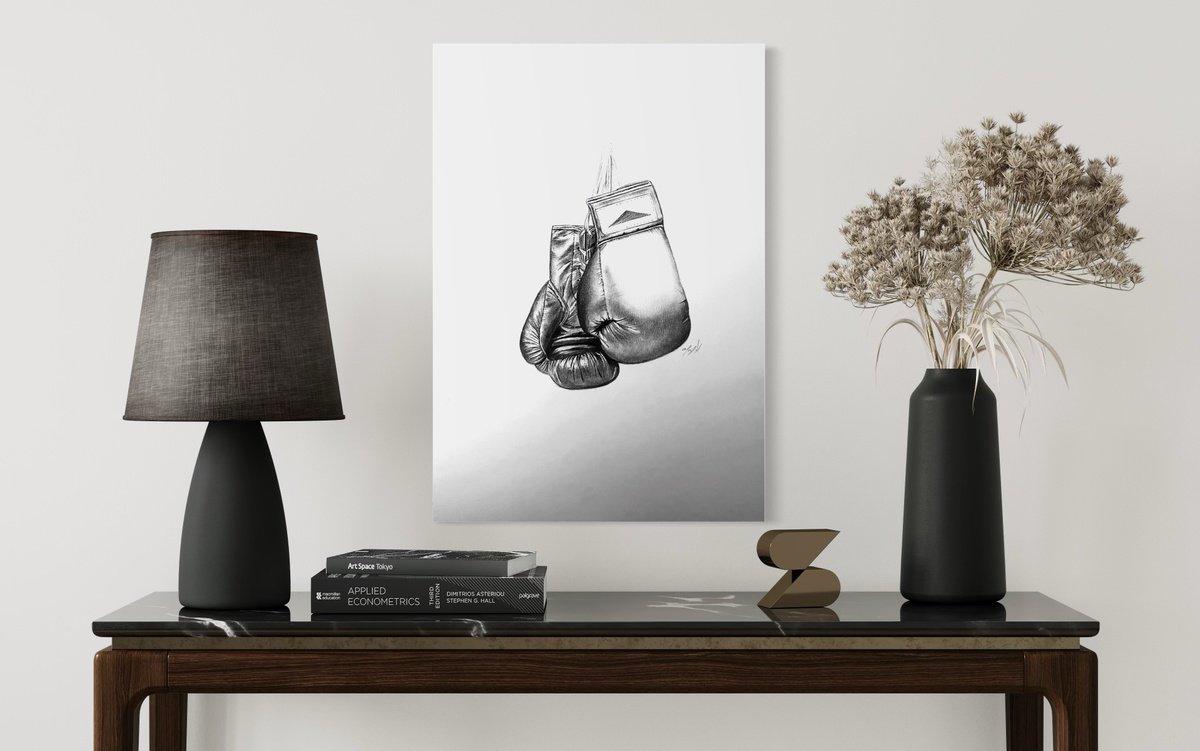Photorealistic Pencil Drawing , Boxing Gloves By Amelia Taylor, 8 X 12, Artwork For Sale On Artfinder