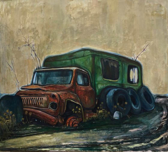 ''Abandoned car''