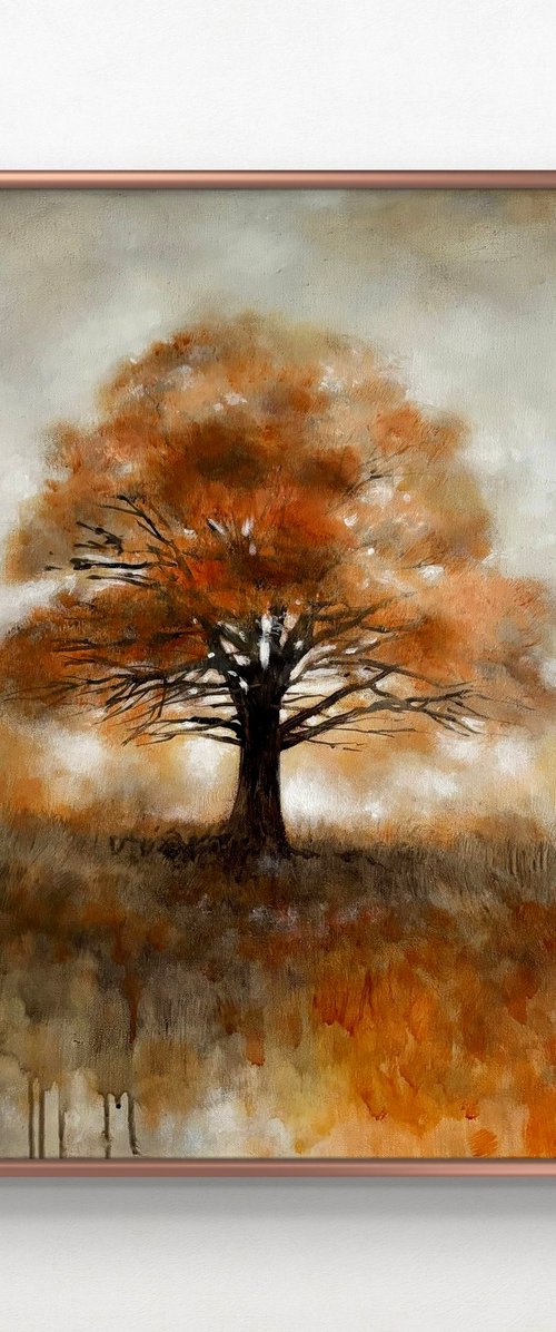 Autumn Shine Sycamore Gap by Jennifer Taylor