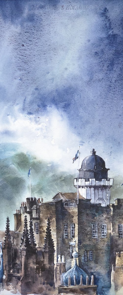 Roofs of Edinburgh #6 by Larissa Rogacheva