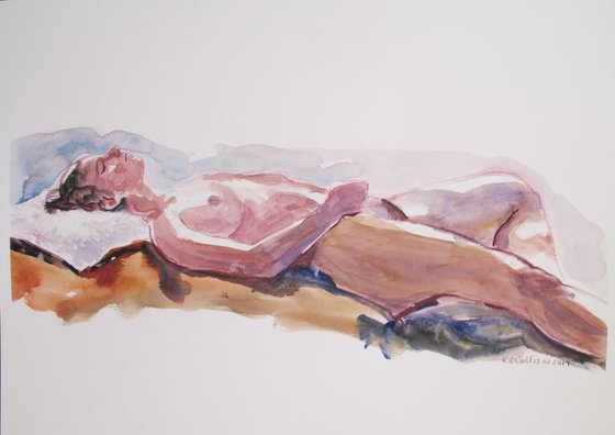 reclining female nude