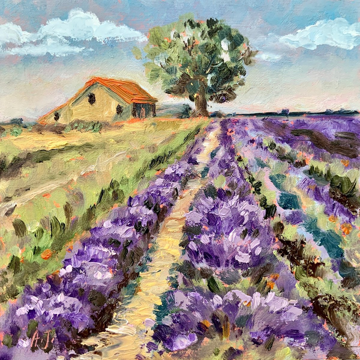 Italy Lavender Fields by Alexandra Jagoda (Ovcharenko)