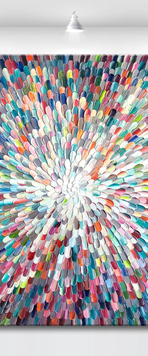 ‘Sanctum universum IV' - 40x40" by Tatiana Georgieva