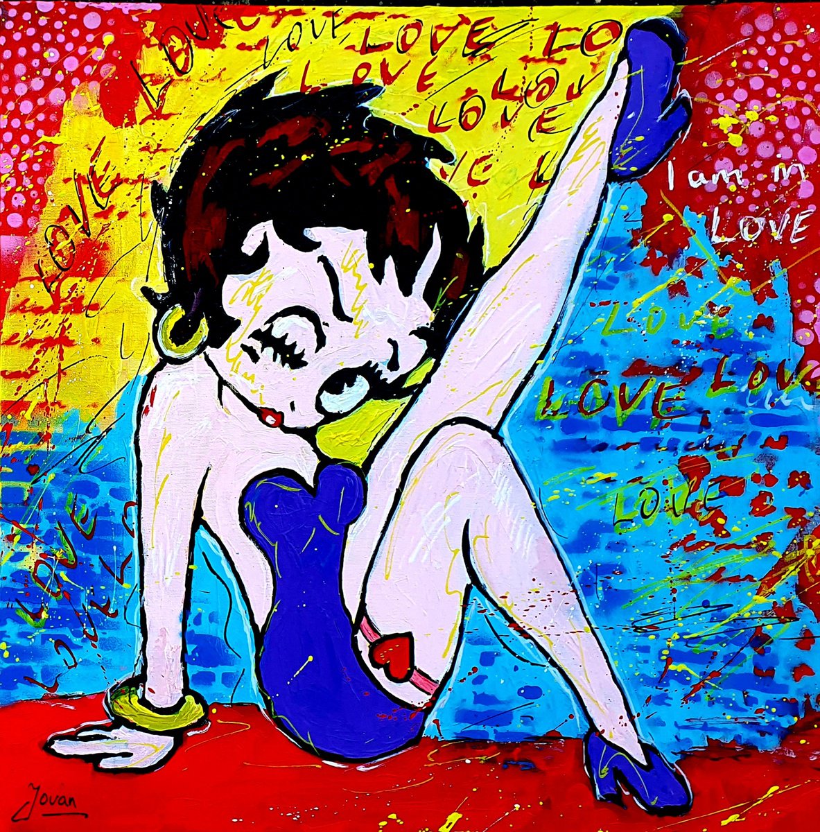 Betty Boop in love by Jovan Srijemac