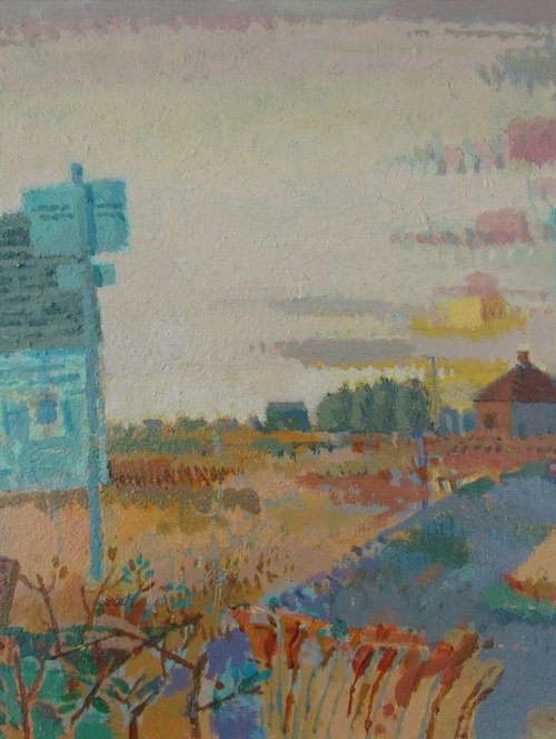 Level Crossing, Dungeness by Ronald Hellen