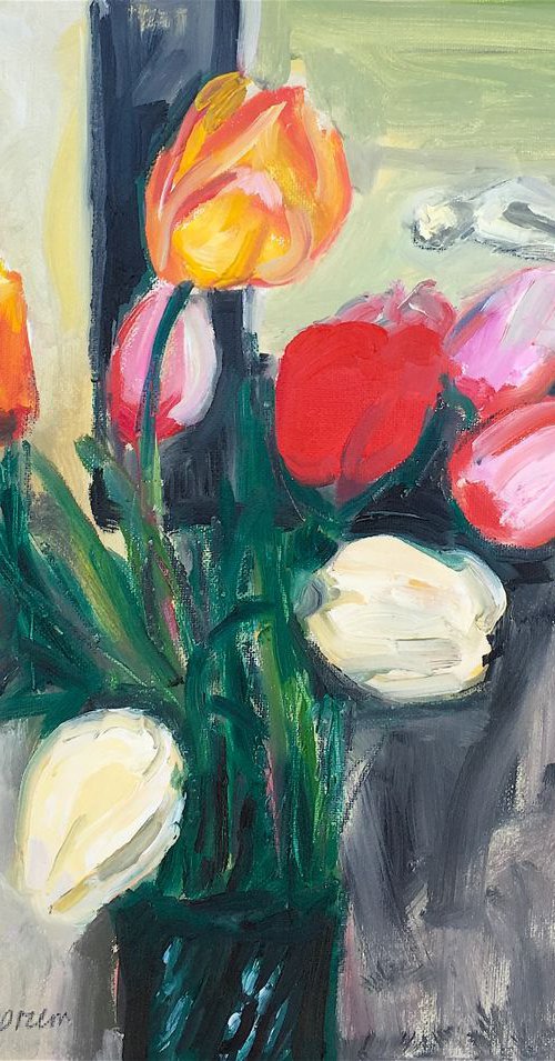 Tulips and Nude by Arun Prem