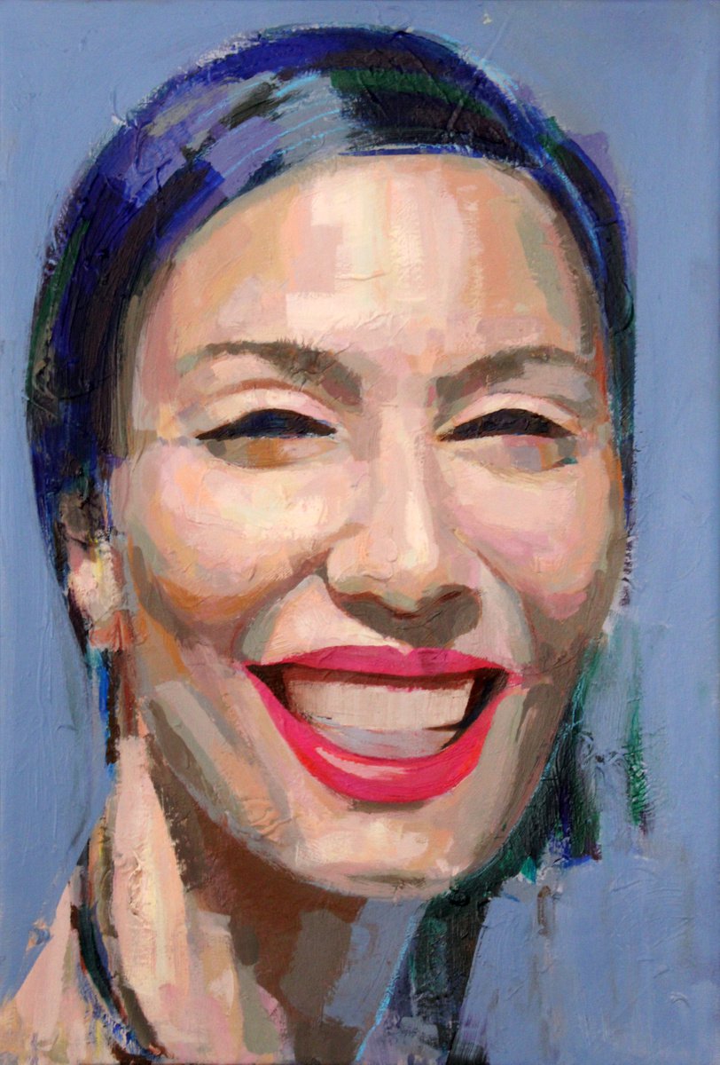 smiley portraiture by Raiber Gonzalez