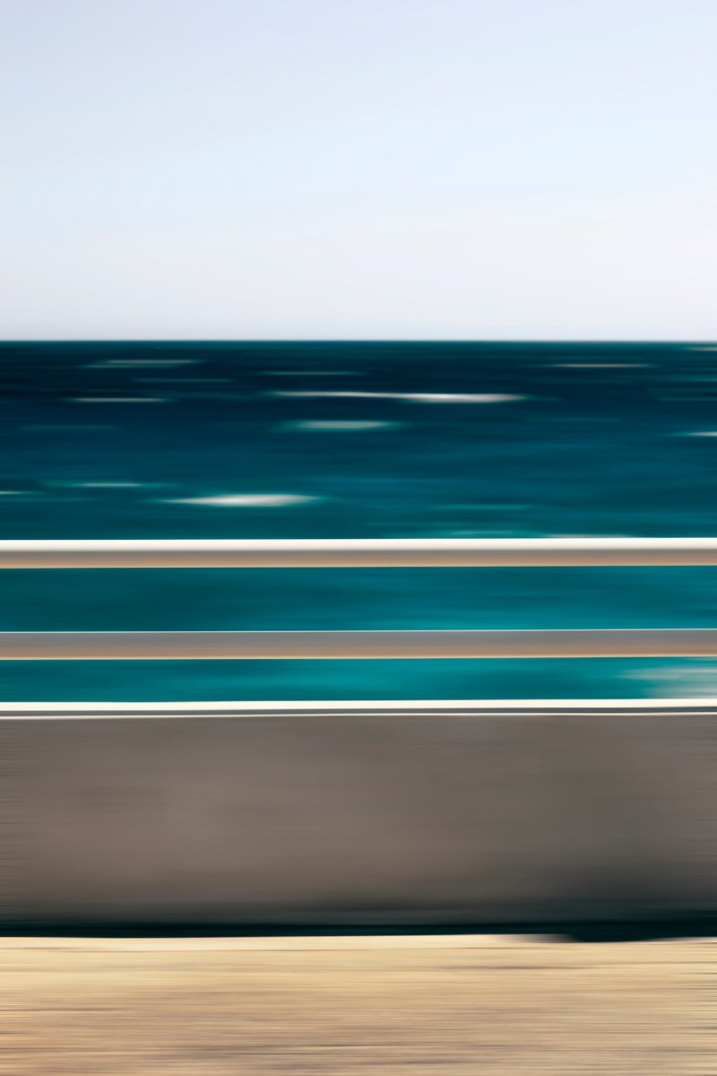 Abstract Landscape Photograph By Robert Kohlhuber, 24 X 35", The Sea, Original Artwork