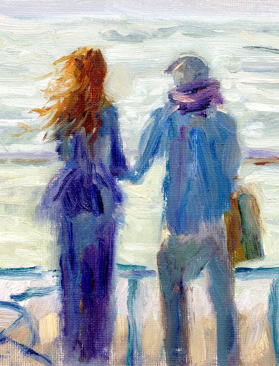 The Love story on the beach