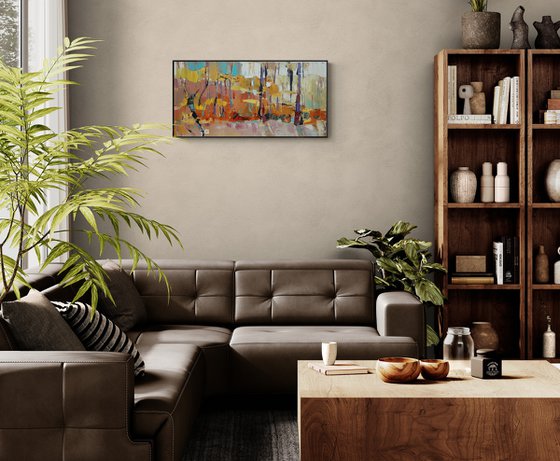 Autumn in the forest.