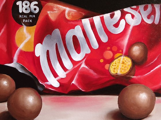 Big Maltesers still life