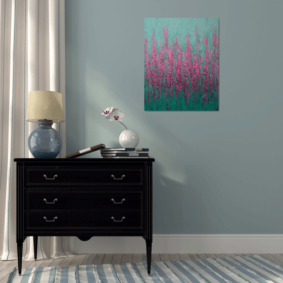 Pink Flowers - Flower Field