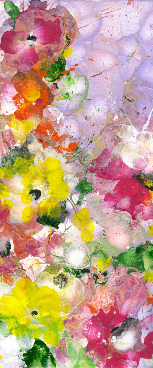 Flower Candy 1 - Floral Painting by Kathy Morton Stanion by Kathy Morton Stanion