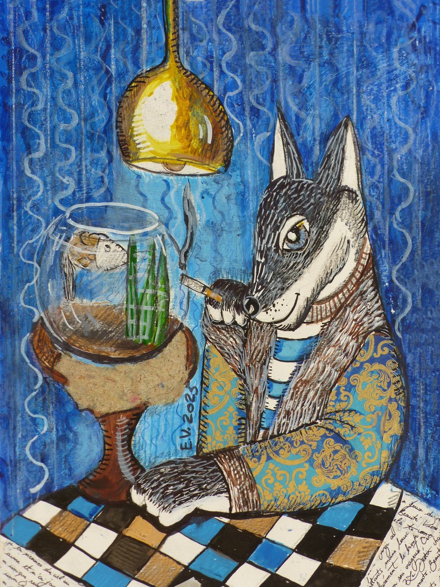 Conversation with a friend by Elizabeth Vlasova