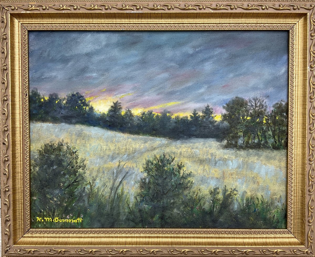 HAYFIELD SUNRISE by Kathleen McDermott